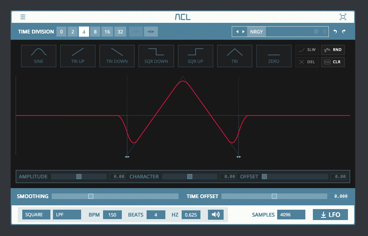 LFO Designer Interface